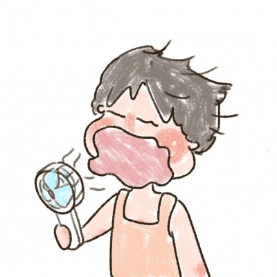 可爱手绘卡通情侣头像一男一女