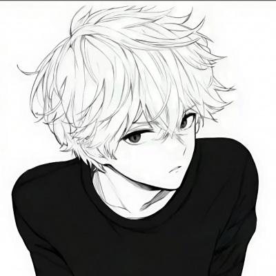 小众又高级的黑白动漫男头