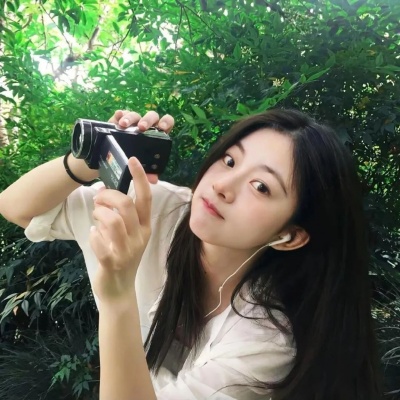 高人气夏日绿色系森系女生头像