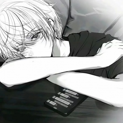 2026热门黑白男生动漫头像