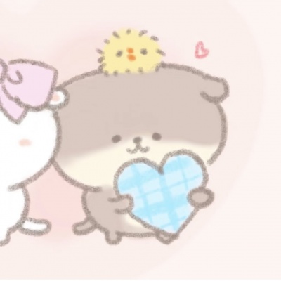 情侣头像可爱一左一右卡通