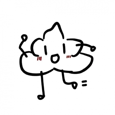 白底手绘卡通搞怪头像