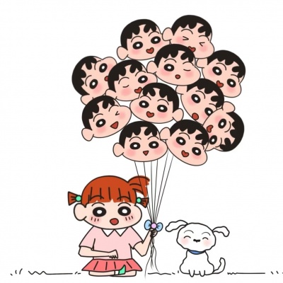 手绘卡通情侣头像