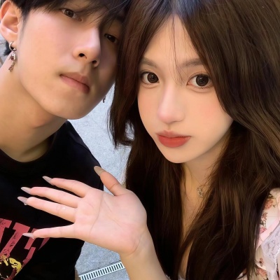 2026年爆款ins真人情头一对两张