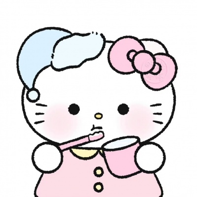 手绘卡通情侣头像