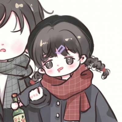 可爱超萌手绘卡通情头