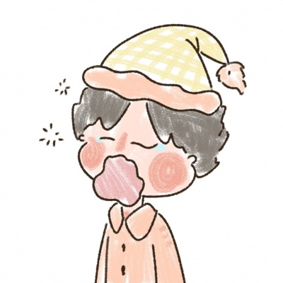 可爱手绘卡通情侣头像一男一女