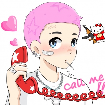 治愈系可爱手绘卡通情侣头像