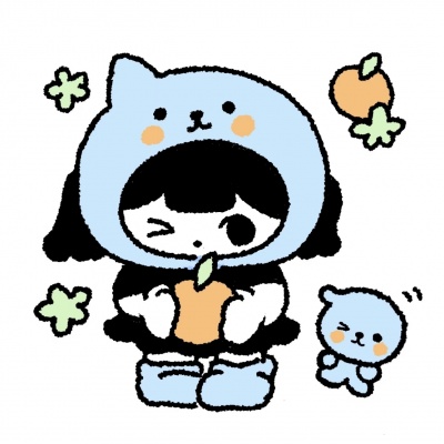 可爱手绘小女孩头像