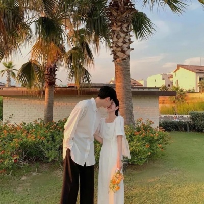 ins风双人小众风景情头