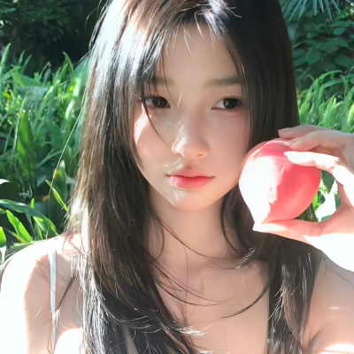 小清新绿色治愈风女生头像