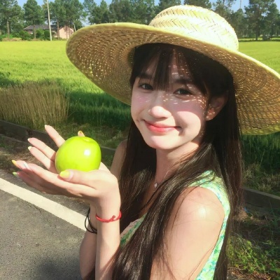 薄荷绿小清新女生头像