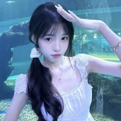温柔系蓝色系女生头像
