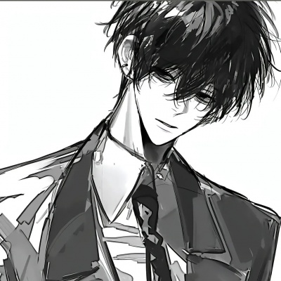 小众又高级的黑白动漫男头