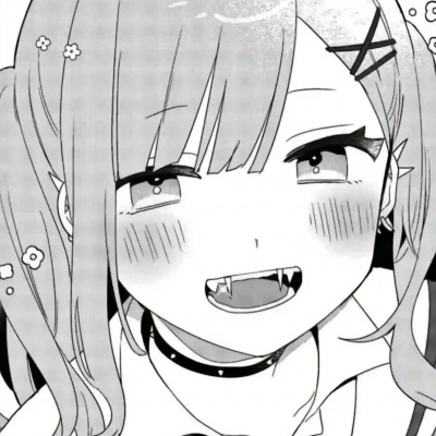 黑白系女动漫头像