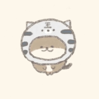 情侣头像可爱一左一右卡通