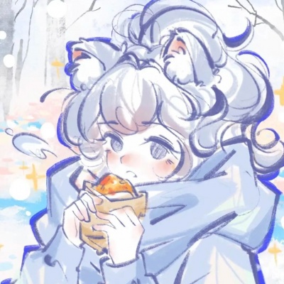 软萌可爱卡通手绘头像女