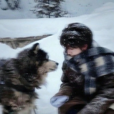 高清真人单人情侣头像