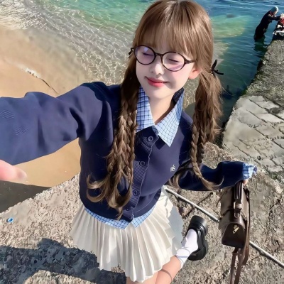 氛围感拉满的蓝色系女头