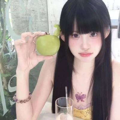 薄荷绿小清新女生头像