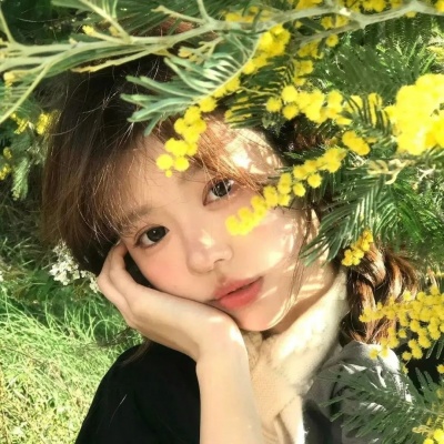 高人气夏日绿色系森系女生头像