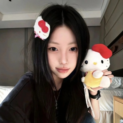 可爱Kitty猫风格头像+背景图