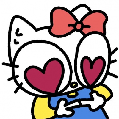 男女通用卡通小猫头像图片