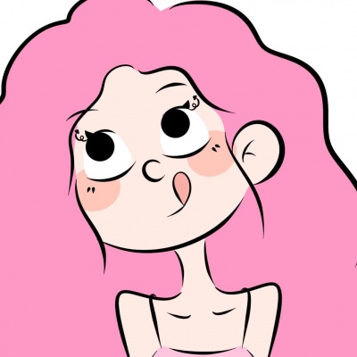 可爱简约手绘卡通情侣头像