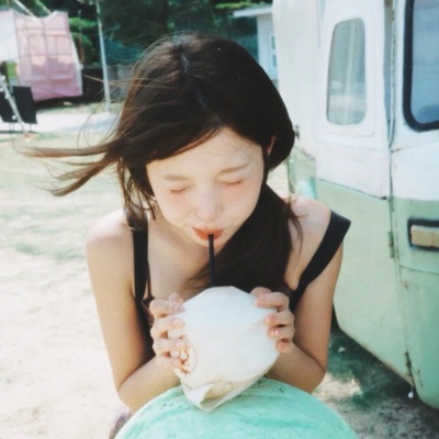 可爱滤镜加持超甜女生头像