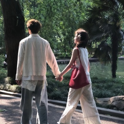 ins风双人小众风景情头