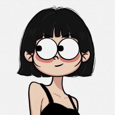 一男一女可爱手绘卡通搞笑情头