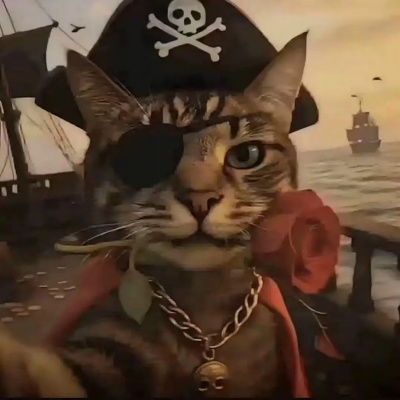 加勒比海盗猫咪头像
