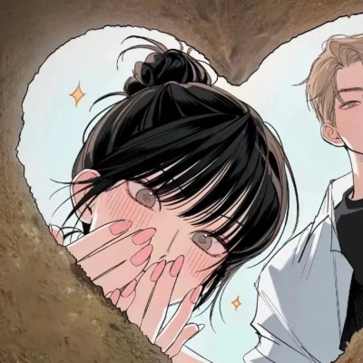 情头一人一半一左一右