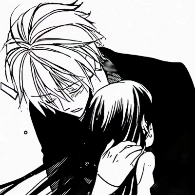 黑白动漫情头ins高级质感