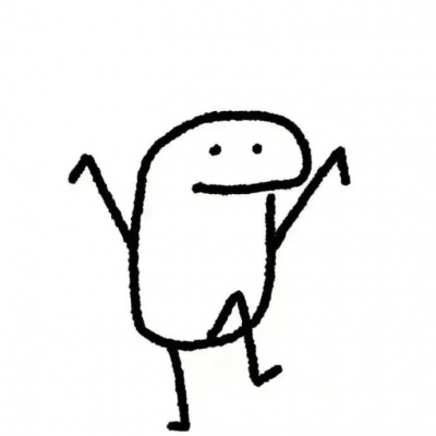 白底手绘卡通搞怪头像