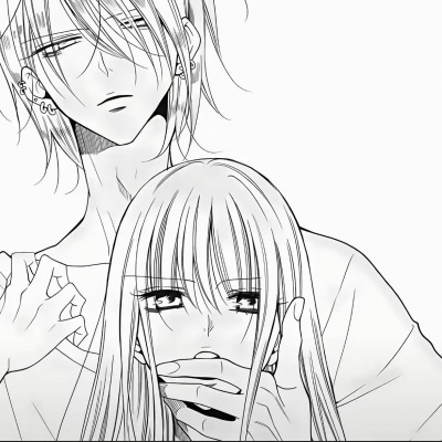 黑白动漫情头ins高级质感