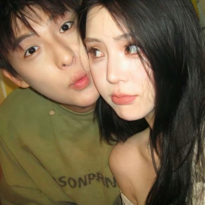 高质量ins真人情侣头像