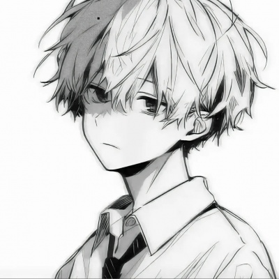 小众又高级的黑白动漫男头