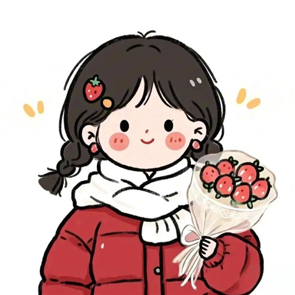 2026红色系跨年新年情侣头像