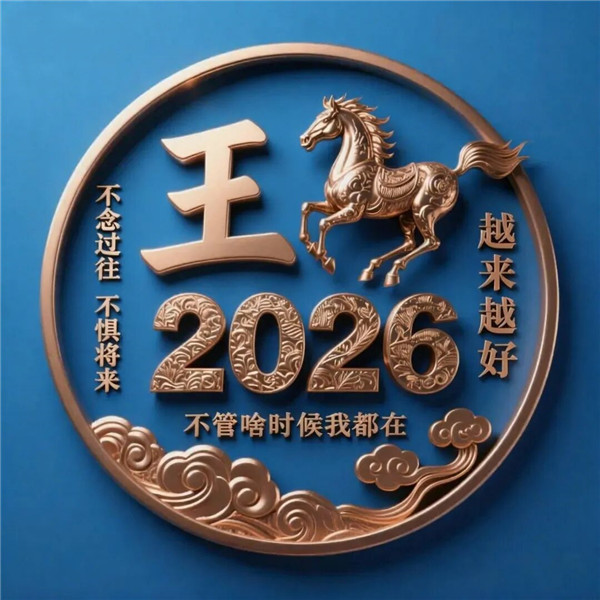 2026姓氏头像最新款
