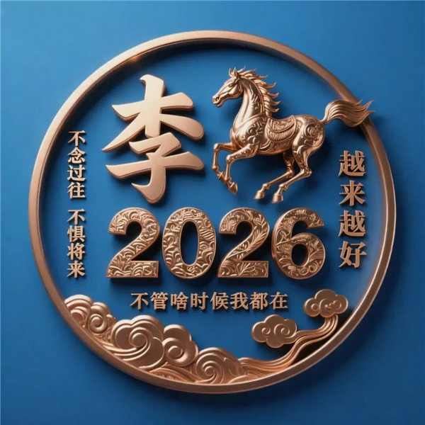 2026姓氏头像最新款