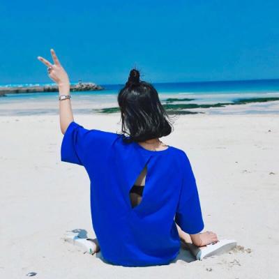女生小清新唯美背影头像
