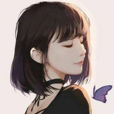 动漫女生简单伤感高清头像