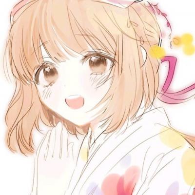 甜美可爱的动漫风格清新女生头像