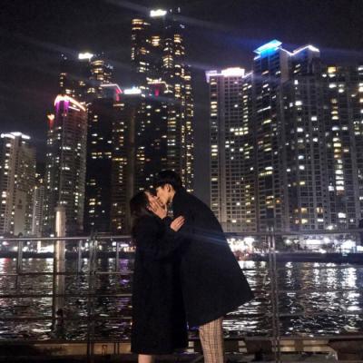 微信浪漫甜蜜小清新一对两张情侣头像
