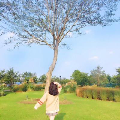 女生小清新唯美背影头像