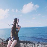 长发女生小清新头像