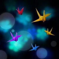 超全清新唯美千纸鹤头像图片