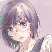 卡通漫画戴眼镜女生头像