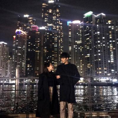 微信浪漫甜蜜小清新一对两张情侣头像